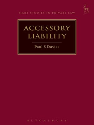 cover image of Accessory Liability